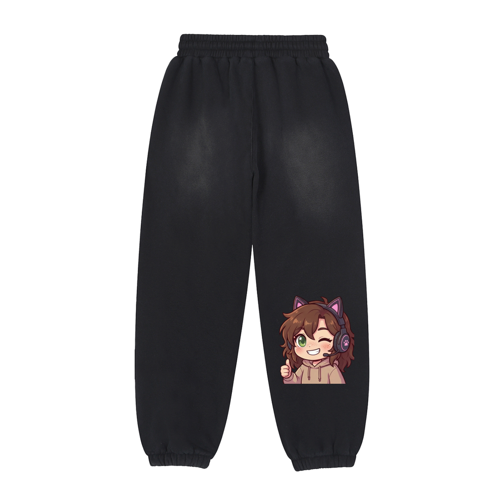 Vintage Washed Fleece Jogger Sweatpants